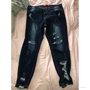 Jeans, “boost a butt jeans”. Super cute and comfy they just don’t fit anymore!